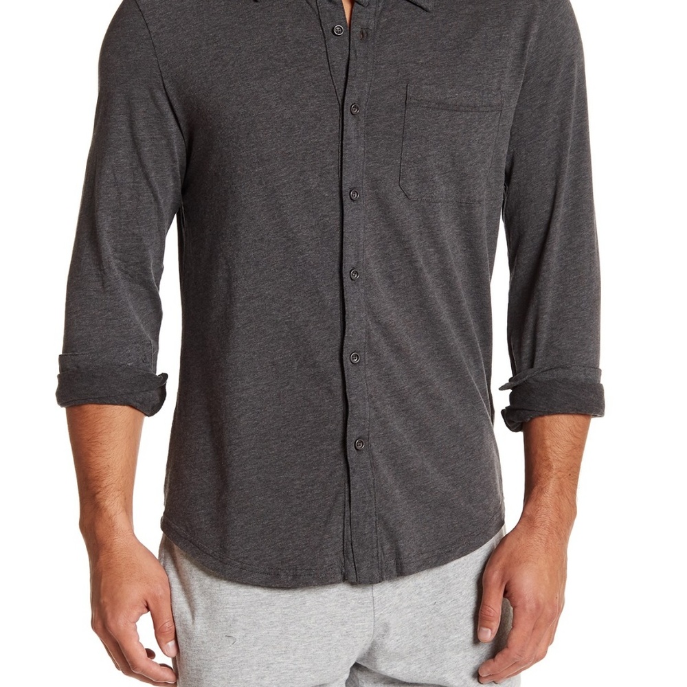 MODODOC Long Sleeve Shirt Cotton Knit Men's NEW NWT Soft Cozy 🎉HP🎉 - Picture 5 of 11